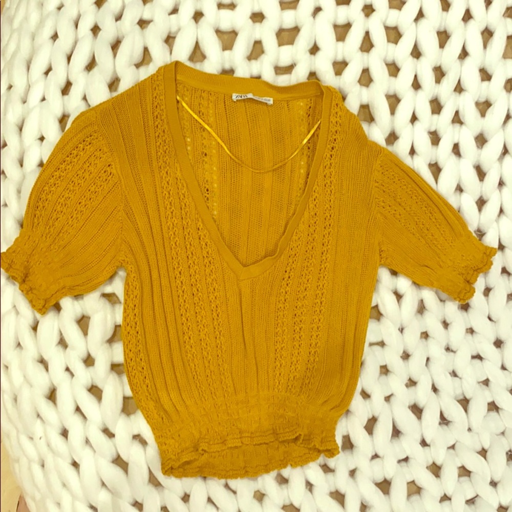 Zara knit top Size S